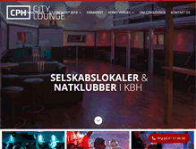 Tablet Screenshot of citylounge.dk